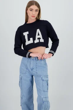 Sueter los angeles detalle calado