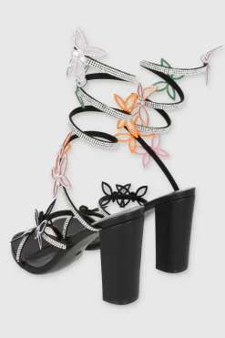 Tacón Mariposas Brillos