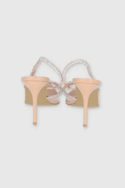 Tacón Pointy Transparente Moño