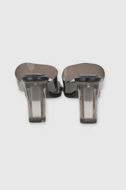 Tacón Transparente Bloque