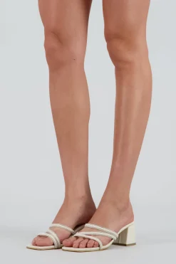 Tacon mula tiras borde brillos