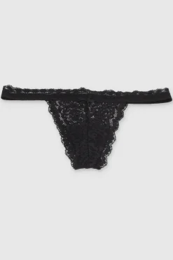 Tanga encaje lateral