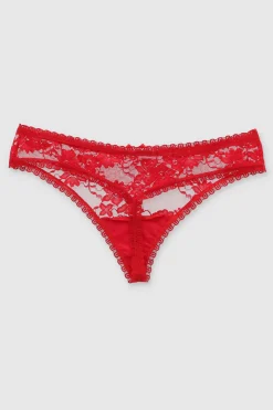 Tanga mesh borde encaje