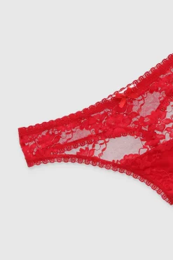 Tanga mesh borde encaje