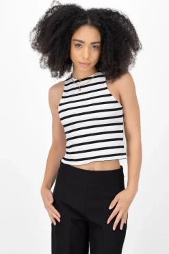 Tank top rib rayas delgadas Hypsters