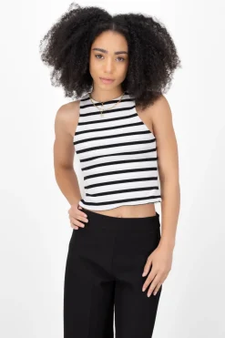 Tank top rib rayas delgadas Hypsters