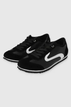 Tenis casual redondeado suede