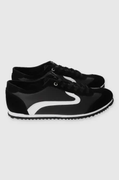 Tenis casual redondeado suede