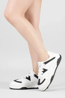 Tenis chunky contrastes