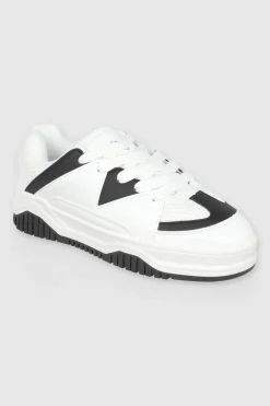 Tenis chunky contrastes