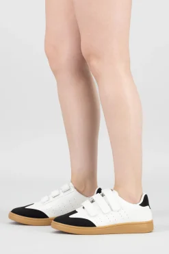 Tenis clasico velcro contrastes