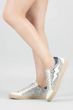 Tenis glitter rayo