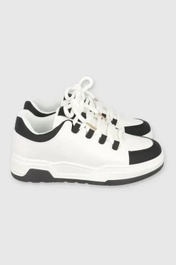 Tenis skater contrastes agujeta chunky