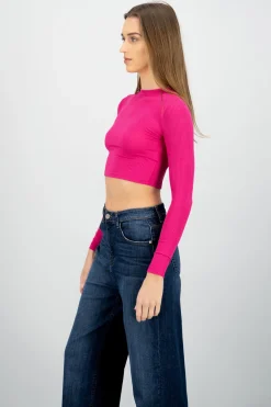 Top Acanalado Manga Larga