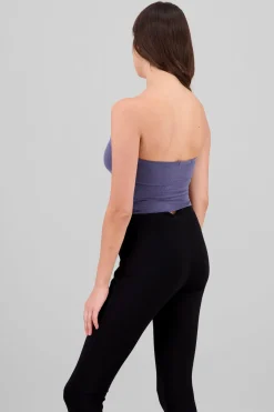 Top bandeau rib