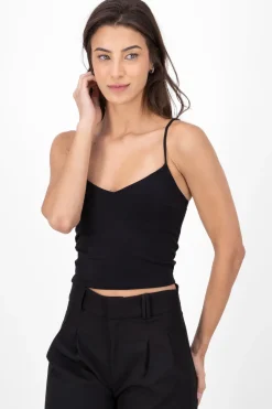 Top Con Copas Tirantes Doble Tela