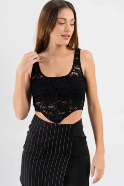 Top Corset Encaje