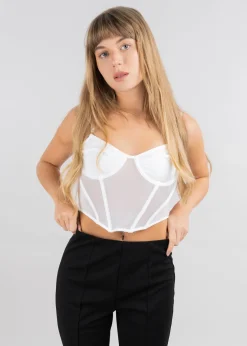 Top crop tie dye tirantes