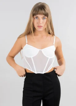 Top crop tie dye tirantes