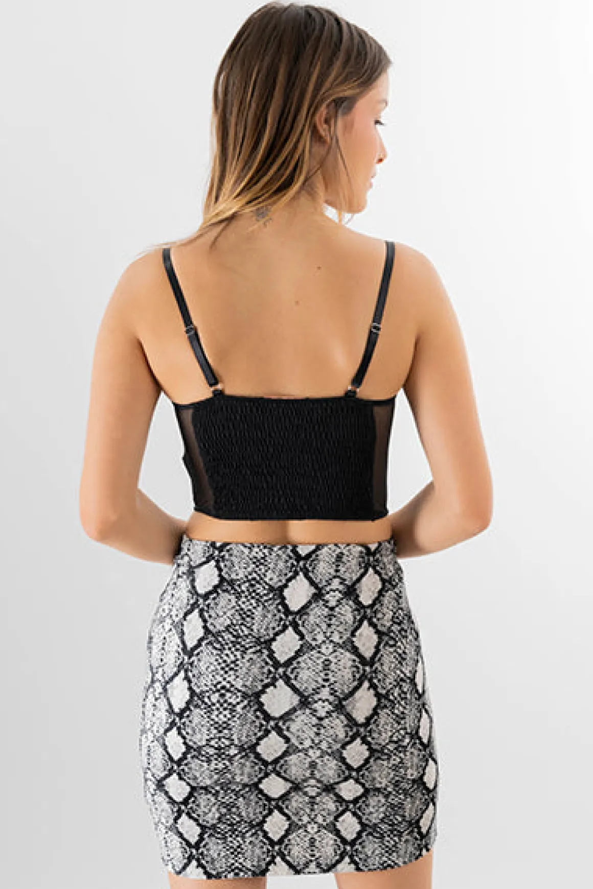 Top crop tie dye tirantes