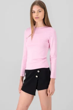 Top doble manga larga