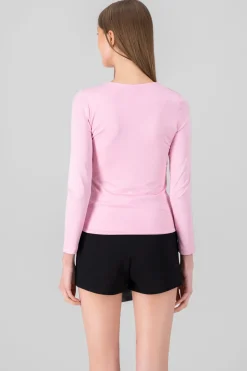 Top doble manga larga