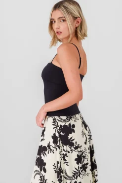 Top dobles escote tirantes