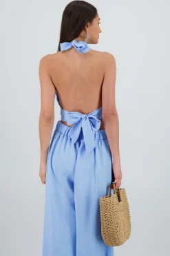 Top halter detalle pinzas