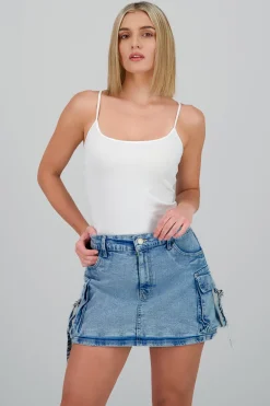 Top liso tirantes seamless