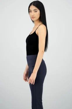 Top liso tirantes seamless