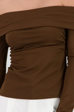 Top manga larga con dobles escote Hypsters