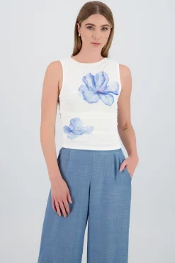 Top mesh flor degradado