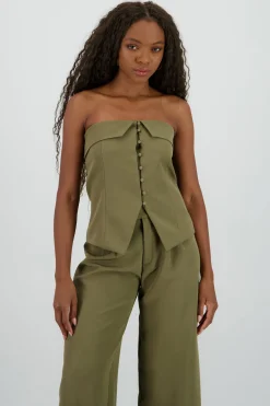 Top off shoulder botones