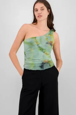 Top off shoulder mesh