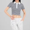 Top polo rayas gruesas
