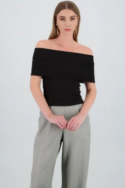 Top rib strapples doblez