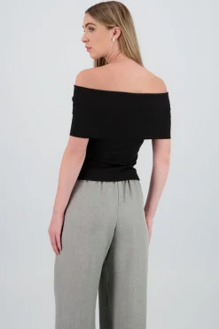 Top rib strapples doblez