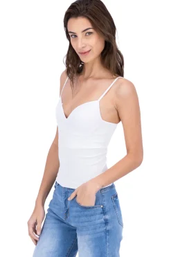 Top seamless acanalado copas