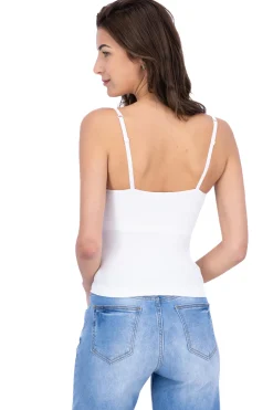 Top seamless acanalado copas