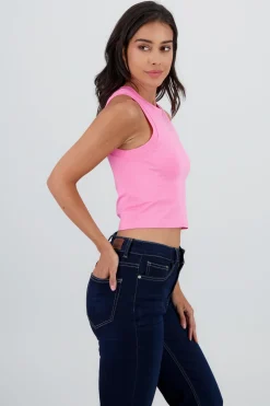 Top Seamless Liso Sin Mangas