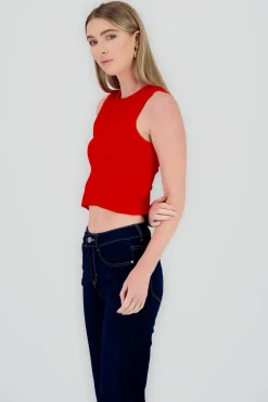 Top Seamless Liso Sin Mangas