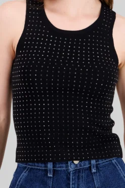 Top sin manga brillos