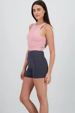 Top sin manga seamless cuello redondo