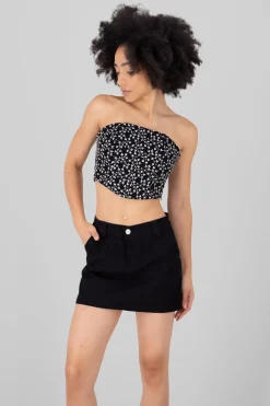 Top strapples bordado