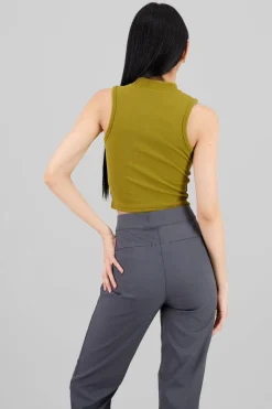 Top suave rib sin manga