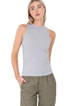 Top tank liso acanalado