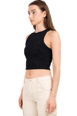 Top Tank Tejido Jacquard