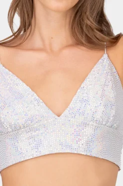 Top tirantes brillos