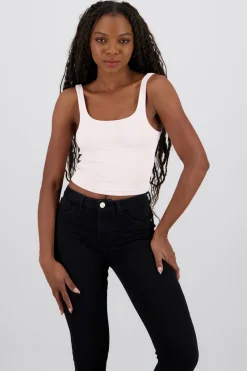 Top tirantes cuello redondo