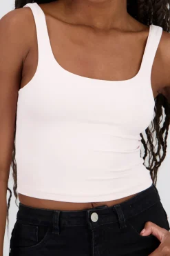 Top tirantes cuello redondo